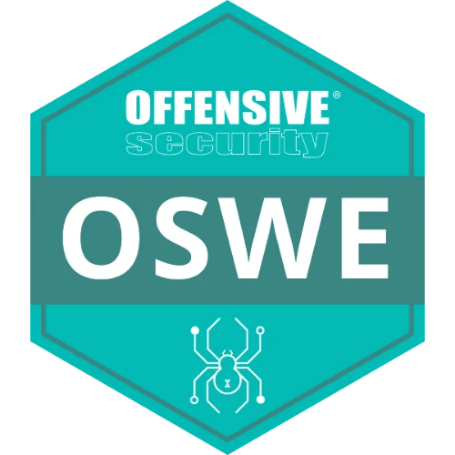 OSWE certification badge