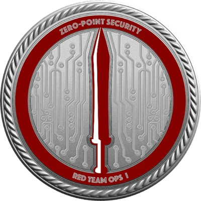 Red Team Ops certification badge